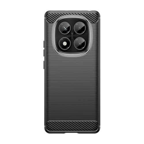 POCO M8 5G POCO M8 �v�� 5G�p�̃P�[�X TPU�f�� �ϏՌ� �J�[�{���� �w��h�~ �w�ʃJ�o�[ �J�o�[ CASE �����K���X�t��(�u���b�N)