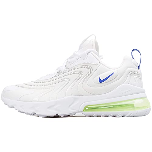 Nike Air Max 270 React ENG GS Running Trainers CZ4215 Sneakers Shoes (UK 5 US 5.5Y EU 38, White Sapphire Laser Orange 100)