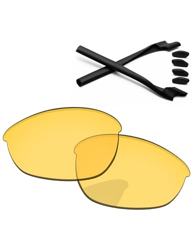 Image of Replacement Lenses & Rubber Kits for Oakley Half Jacket 2.0 OO9144 62mm - Precision Fit, UV Block, Impact Resistant