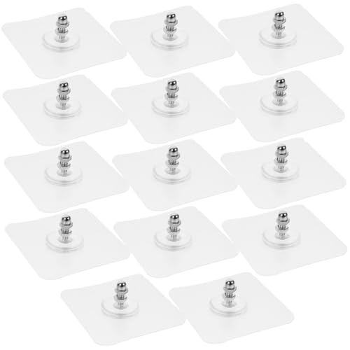 ULTECHNOVO 14Piezas Adhesivos Resistentes Para Pared Sin Perforaciones Para Toallas y Accesorios Adhesión Fuerte y Duradera