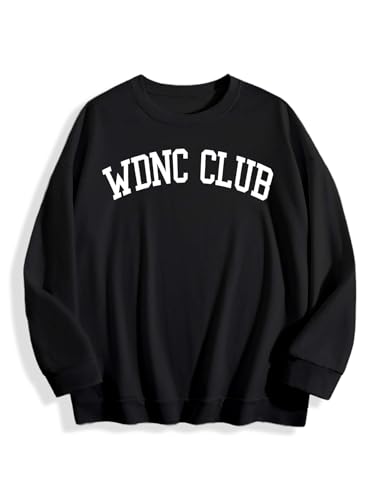 We Do Not Care Club Sweatshirt We Do Not Care Club Pullover Funny Crewneck Tops For Women Men
