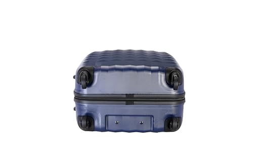 Image of Kamiliant Polypropylene by American Tourister Medium Check-in Hard Shell 4 Wheels Spinner Suitcase Luggage (66 Cm) - KAM Spectrum SP 66CM-Midnight Blue