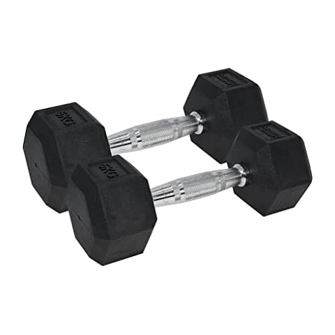 Urban Fitness PRO Hex Dumbbell - Rubber Coated (Pair) Cover
