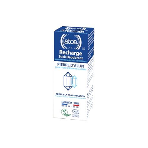 ATOA – Recarga Stick desodorante de alun, 100 g, certificado COSMOS NATURAL