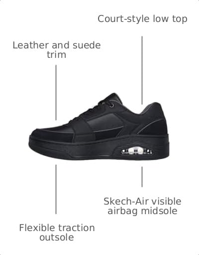 Image of Skechers Mens Uno Court - Low Post Match