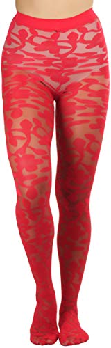 Image of ToBeInStyle Women's Sheer Floral Lace Full Length Leggings