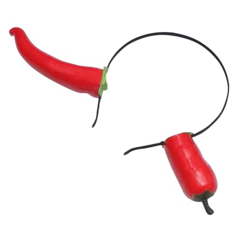 Coiffe amusante poivron rouge pour animer vos soirées cosplay