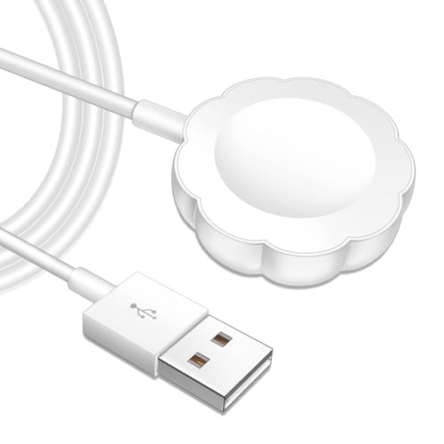 hitfine for Apple Watch Charger,Magnetic Fast Charging Cable Portable Magnetic Wireless iWatch Charger Compatible with iWatch Series Ultra 2/Ultra//9/8/7/6/SE/SE2/5/4/3/2/1-[3.3FT/1M],White