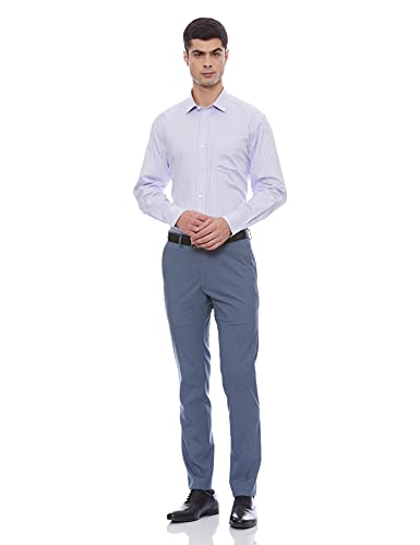Image of Amazon Brand - Arthur Harvey Men's Regular Shirt (AH01-GTZ-DOB-C100 Lilac 44)