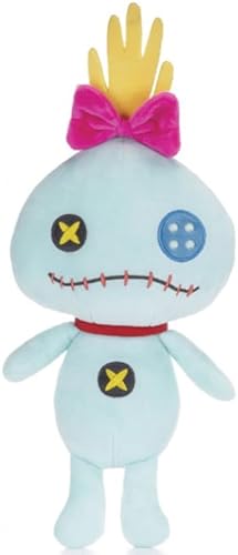Lilo & Stitch - Peluche de Stitch Holding Scrump, 12 pulgadas Stitch Friends
