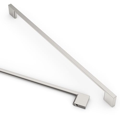 Asidrama 6 Pack 15 Inch(381mm) Brushed Satin Nickel Kitchen Cabinet Handles, Cabinet Pulls Kitchen Cabinet Hardware for Cupboard Drawer Pulls