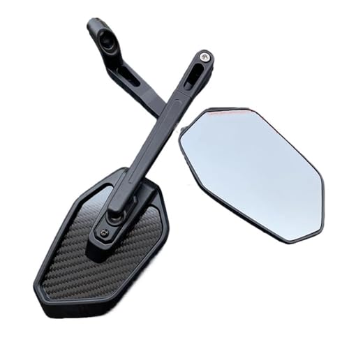 Espejos laterales para motocicletas con visión angular y rosca universal