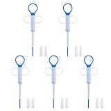 Zonoori 5 Stücke Tabletteneingeber Katze, Pusher Tablettengeber für Katzen