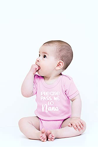 CBTwear Please Pass Me to Nana - Baby Clothes - Funny Newborn Bodysuit Outfits for Boys and Girls2