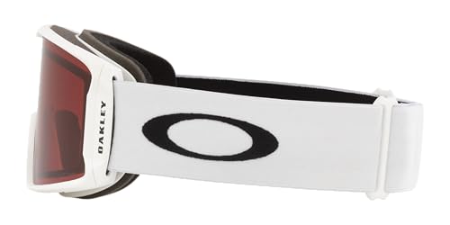 Image of Oakley Man Sunglasses Matte White Frame, Prizm Snow Garnet Lenses, 0MM