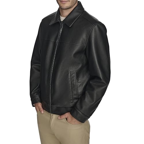 DOCKERS Men's James Faux Leather Jacket (Regular, Big & Tall Sizes)3