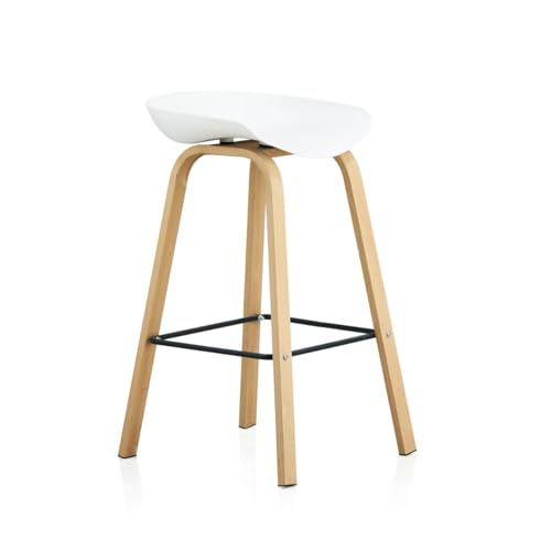 Image of Creative Seating Systems Kitchen, Living Room, Dining, Hotel, Office, bar Stool BS-1041 /P2 (White)