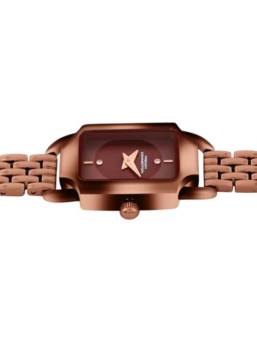 Image of French Connection Opessence Analog Brown Rectangle Dial Watch for Women-FCN0177BRM