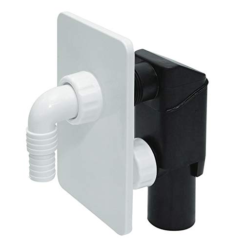Preisvergleich Produktbild Unterputz Siphon weiß Geschirrspüler UP Sifon Waschmaschine Geruchsverschluss