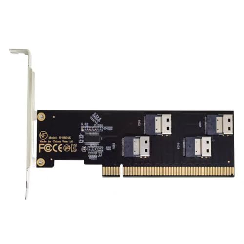 SFF-8654 adaptateur 4i 8i PCIE X16 avec circuit premium pour carte mère split