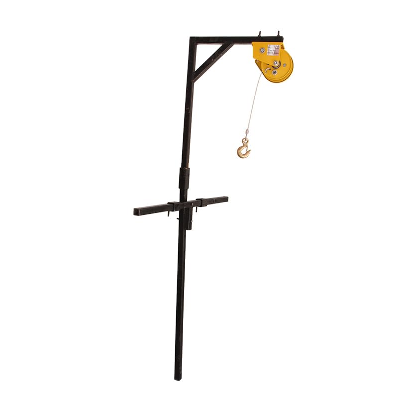 icVantA Air Conditioning Outdoor Unit Installation Tool, Support Bracket + Hand Winch, Hoisting Equipment for High-Altitude Installation (Color : 5HP Bracket+20m Winch) (3hp Bracket+10m Winch)
