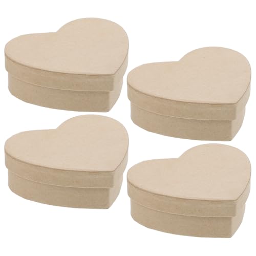iplusmile �N���t�g�����n�[�g�̕�� �W�t�� �W���G���[���[�p ��e�ʓh�����₷�� DIY�N���t�g�⌋�����ɍœK�ȃu���E���̂��킢���n�[�g�^���� 4�Z�b�g