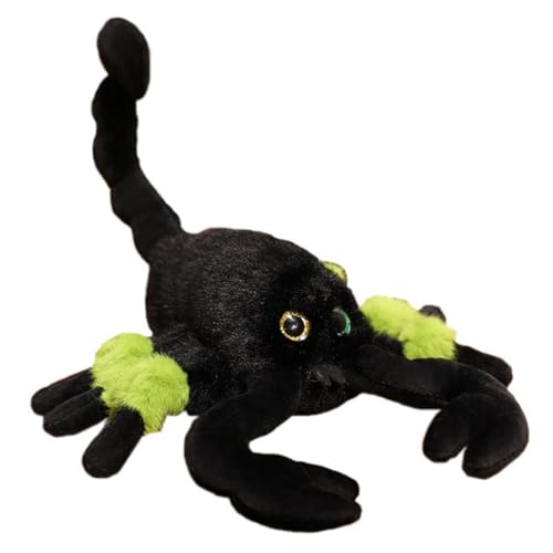 KUKUShining Peluche De Escorpión, Muñeco De Halloween Escorpión Realista Y Suave Juguete De Peluche De Vida Silvestre para Dormir(Green,30cm/11.8in)