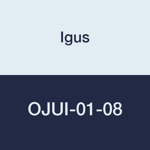 Igus OJUI-01-08 DryLin R Standard Clearance Straight Open Linear Bearing, 1/2" Nominal Size