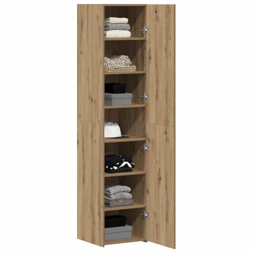 Armario alto de roble Artisan de diseño moderno y elegante acabado de madera 4