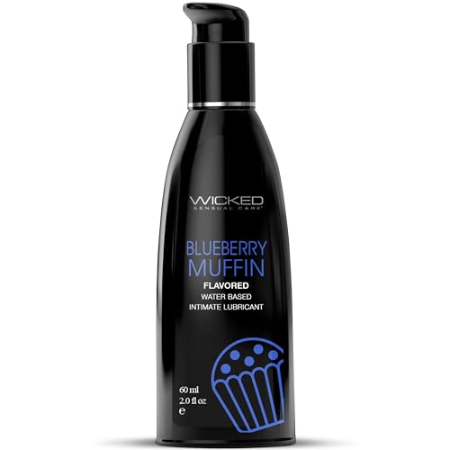 Wicked Sensual Care Aqua Blueberry - Lubricante para muffins, 60 ml, transparente