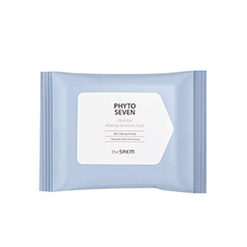 [The Saem] Phyto Seven Lip and Eye Makeup Remover Pads