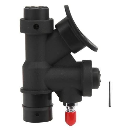 Scuba Diving K Shaped Valve, Scuba Diving Universal 45 Degree Oral Power Inflator K Shaped Valve Relief Valve for Standard 1 Inch Hose Diving Accessories