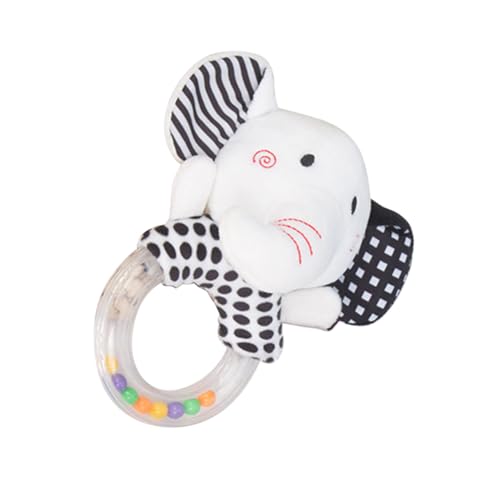 Totority ベルを鳴らす ベビーガラガラ 把握 おもちゃ ハンドベル 赤ちゃん 布