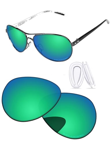 Image of Replacement Lenses & Nosepads for Oakley Feedback OO4079 59mm Sunglass - Precision Fit, UV Block & Impact Resistant