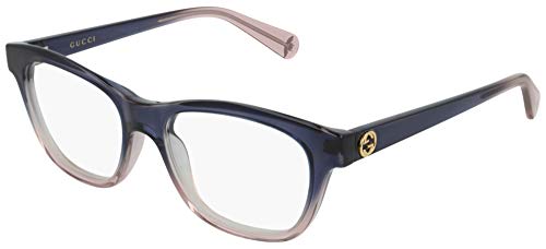 Eyeglasses Gucci Gg 0372 O- 004 Blue /, 51-17-140 #TOP15