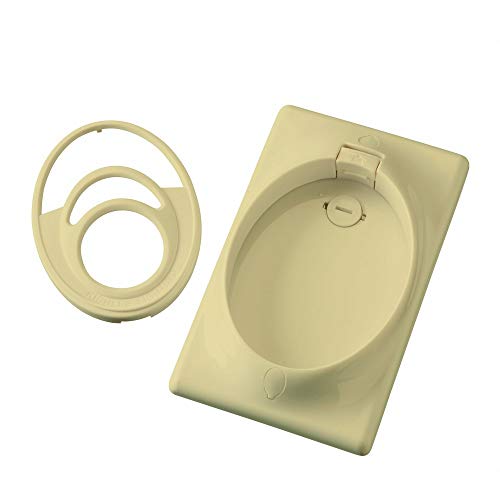 Kichler 370010IV placa de pared marfil Cooltouch una banda embellecedor interruptor 3
