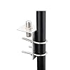 Bingfu Support de Montage d'antenne avec Boulons en U, Trou de 16 mm, Compatible avec Radios Ham, CB et Amateurs, Comprend Un Adaptateur UHF SO239 à SO239