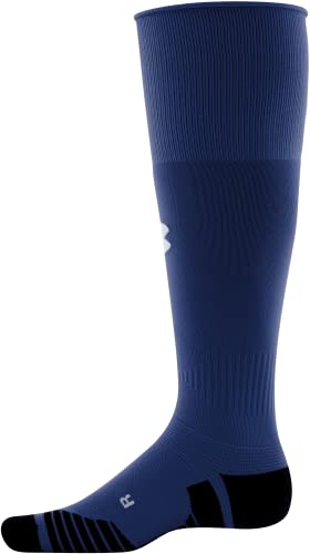 Under Armour Standard Soccer Over-The-Calf Socks, 1-Pair, Midnight Navy/Graphite/White, Medium #TOP1