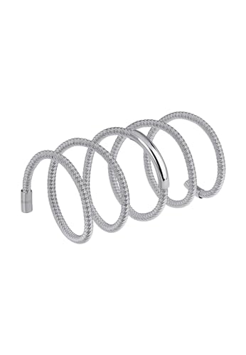 Breil, Collezione New Snake Steel, Bracciale Donna in Acciaio Specchiato, Sinuoso, Elegante e Luminoso, Idee Regalo Donna, Colore Silver
