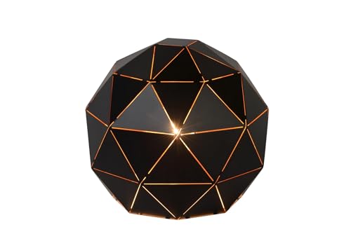 LUCIDE OTONA - Tischlampe - Ø 25 cm - 1xE27 - Schwarz