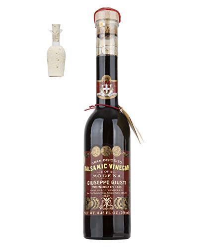 Giuseppe Giusti Riccardo Balsamic Vinegar, Product of Italy - Aged 12 Years - Simfonia With Pourer, IGP Certified 8.45fl.oz   250ml