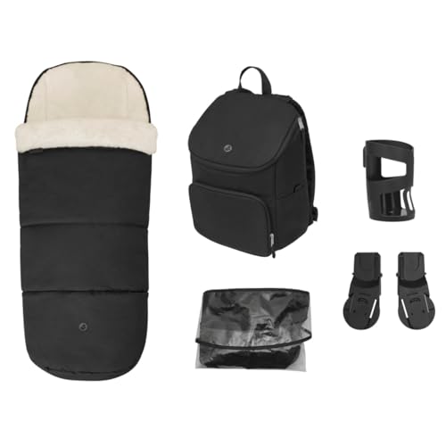 Maxi-Cosi Set de accesorios para Oxford, incluye 5 accesorios esenciales para las salidas familiares, Twillic Black
