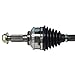 GSP NCV11576 CV Axle Shaft Assembly – Left (Driver) Side with Auto Trans, 26.375” Overall Length
