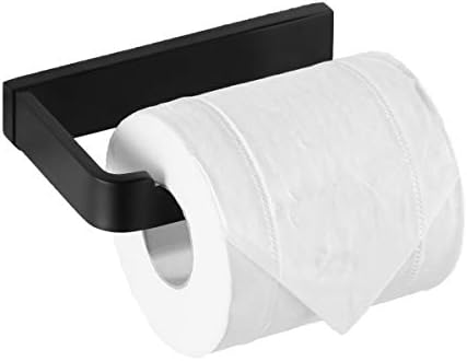 Flybath Toilet Roll Paper Holder SUS 304 Stainless Steel Matte Black Stylish for Bathroom Wall Mounted