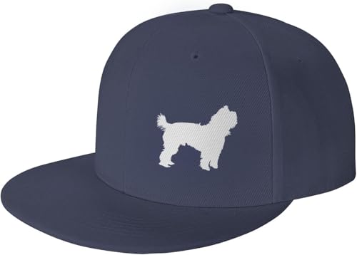 Yorkie Silhouette Adjustable Outdoor Baseball Hat Flat Hat - Main Image