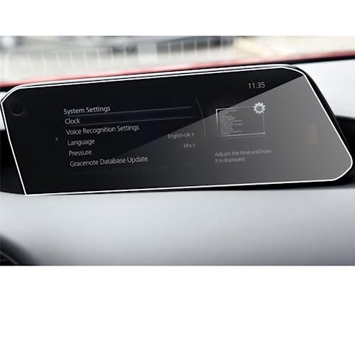 Film protection écran voiture Mazda 3 verre trempé haute finition 8.8
