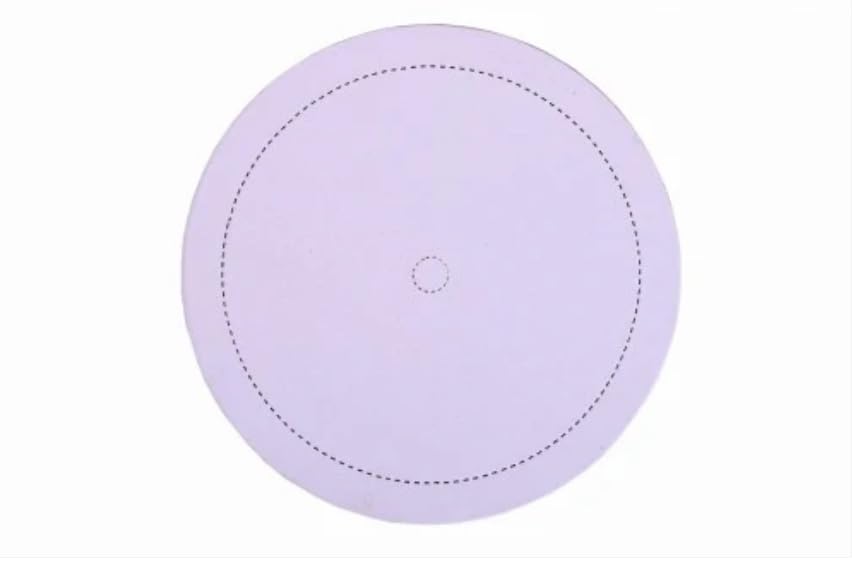HOMEBAKERS MART Pack of 10 Acrylic Cake Card with 10 mm Dowel Hole (6 INCH)-picture-10