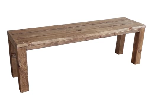 TOTAL WOOD 2012 Banc Banquette de Jardin en Bois Exterieur Interieur Balcon terrasse Parc 200x38.5x50H également Disponible sur Mesure!