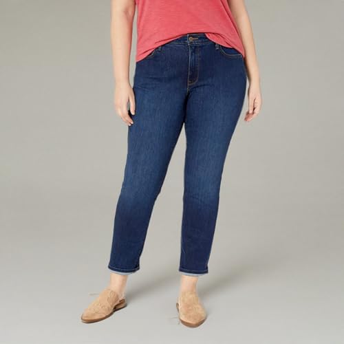 NYDJ womens Plus Size Sheri Slim Pants | Sure Stretch Denim Slimming & Flattering Fit Jeans, Cooper, 16 US