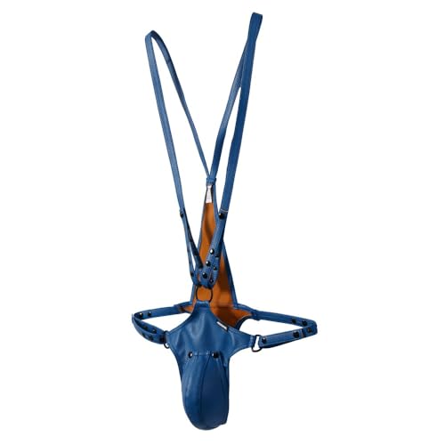 JOCKMAIL Men's Sexy Thong Leotard Bodysuit Singlet Jumpsuit One-Piece G-String Underwear